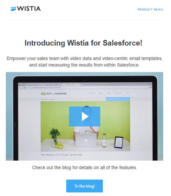 Wistia product annoucement