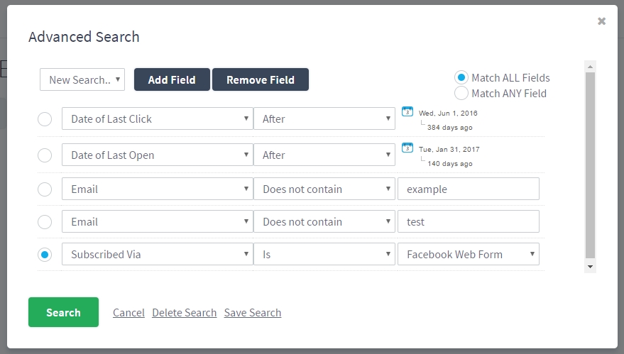 Advanced Email List Segmenting